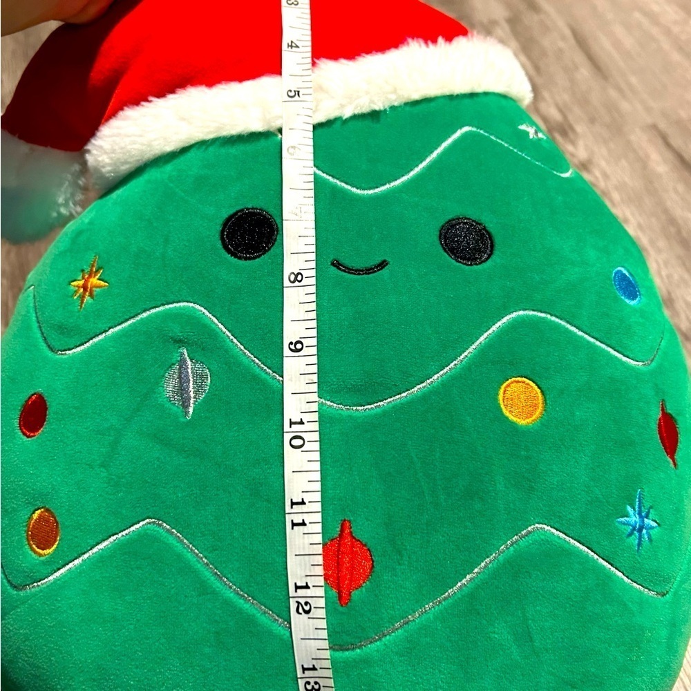 NWT 14” Carol the Christmas Tree with Santa Hat Squishmallow - Picture 3 of 3